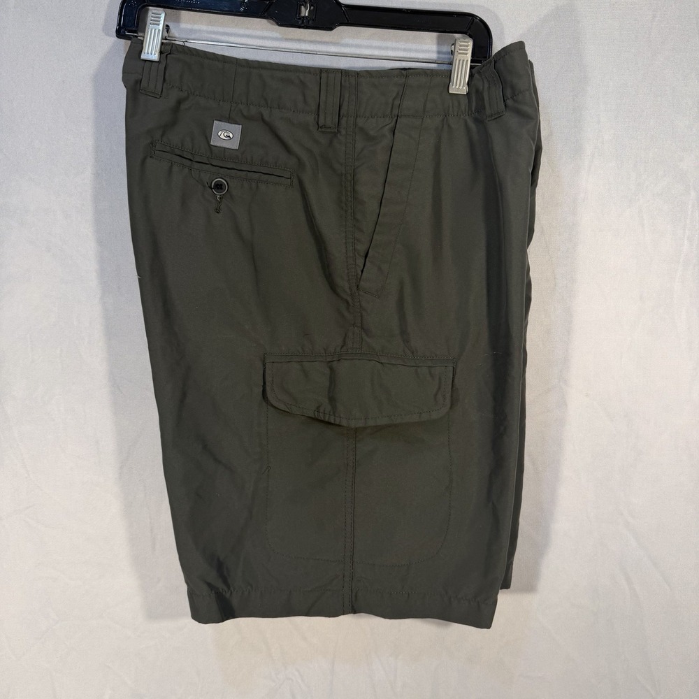 Vintage quicksilver cargo shorts Military green mens 34 Denim Casual Workwear